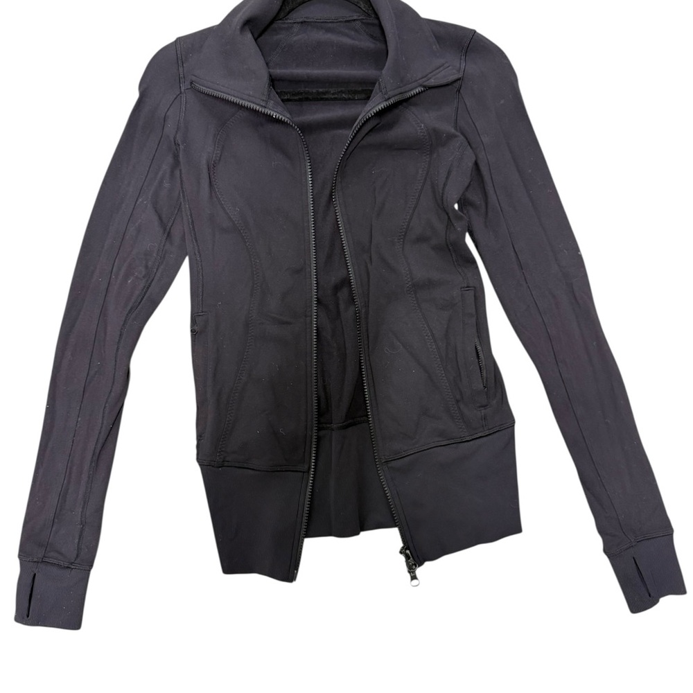 Lululemon Athletica Nice Asana Black Full-Zip Jacket